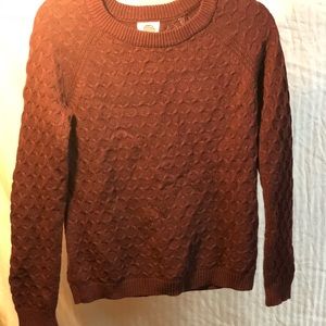 Burgundy Cable Knit Old Navy Sweater